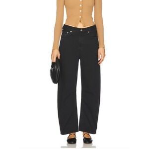 Citizens of Humanity Jeans Miro Barrel Leg Washed Black 100% Cotton Size 33